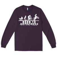 Plum motocross motocicleta evolución offroad Long Sleeve Tee - artisFamous