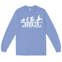 Colony Blue motocross motocicleta evolución offroad Long Sleeve Tee - artisFamous