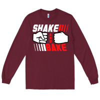 Burgundy shake and bake tees Long Sleeve Tee - artisFamous