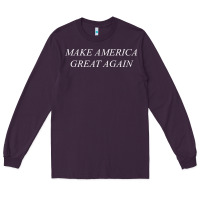 Plum make america great again Long Sleeve Tee - artisFamous