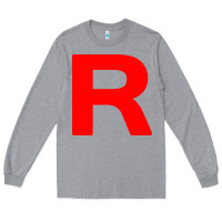 Heather Grey team rocket long sleeve t shirt Long Sleeve Tee - artisFamous