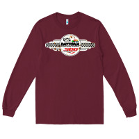 Burgundy daytona speedway Long Sleeve Tee - artisFamous