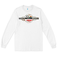 White daytona speedway Long Sleeve Tee - artisFamous