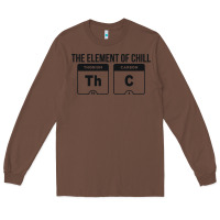 Chestnut mens the element of chill thc marijuana joke black Long Sleeve Tee - artisFamous