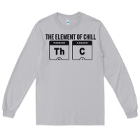 Moon Dust mens the element of chill thc marijuana joke black Long Sleeve Tee - artisFamous