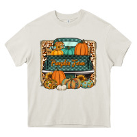 Cream pumpkin farm truck Heavy Core Tee - Jasminsmagicworld