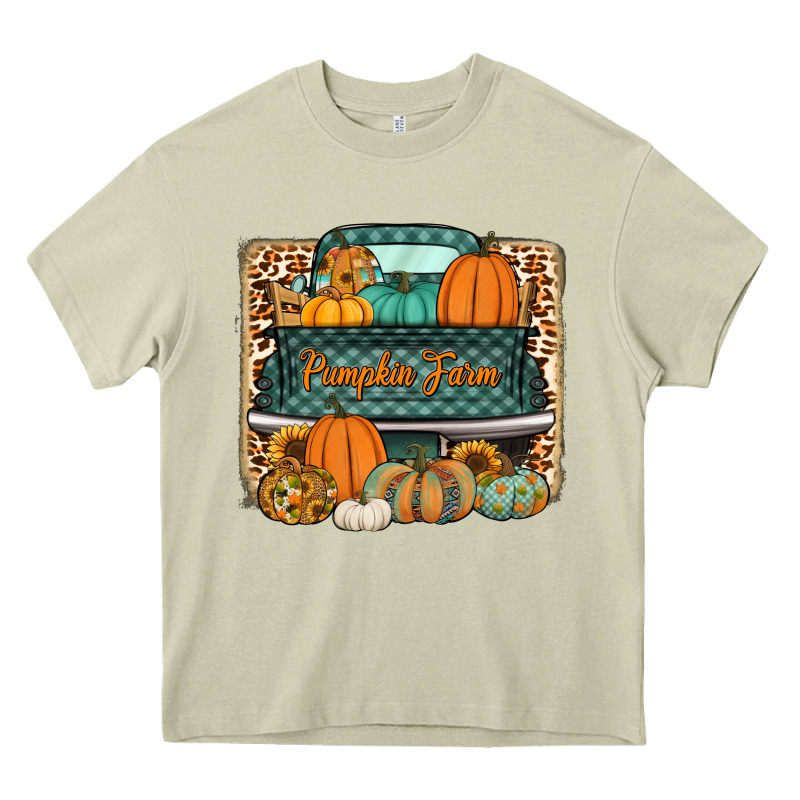 Pumpkin Farm Truck Heavy Core Tee by Jasminsmagicworld | Teevron