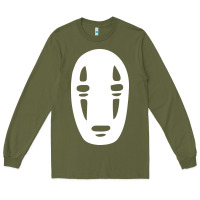 Army Green noface spirited away halloween Long Sleeve Tee - artisFamous