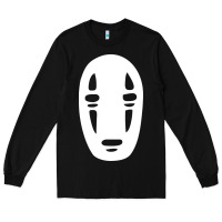 Black noface spirited away halloween Long Sleeve Tee - artisFamous