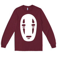 Burgundy noface spirited away halloween Long Sleeve Tee - artisFamous