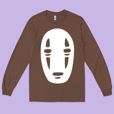 Noface Spirited Away Halloween Long Sleeve Tee Designed By Artisfamous