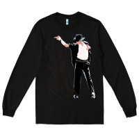 Black Michael Jackson Long Sleeve Tee - artisFamous