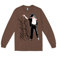 Chestnut Michael Jackson Long Sleeve Tee - artisFamous
