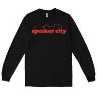 Black speaker city Long Sleeve Tee - artisFamous