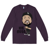 Plum Ice Cube Long Sleeve Tee - artisFamous