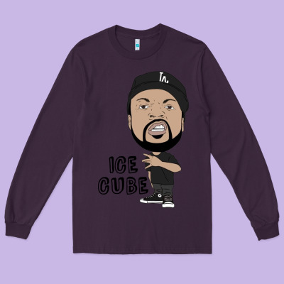 Ice Cube Long Sleeve Tee Designed By Artisfamous