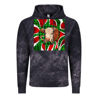 Cloud Black christmas hereford cow face Vintage Hoodie - LillyAllenDesigns