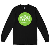 Black Whole Foods Market Long Sleeve Tee - artisFamous