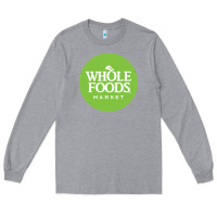 Heather Grey Whole Foods Market Long Sleeve Tee - artisFamous