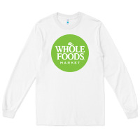 White Whole Foods Market Long Sleeve Tee - artisFamous