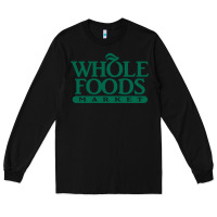 Black Whole Foods Market Long Sleeve Tee - artisFamous