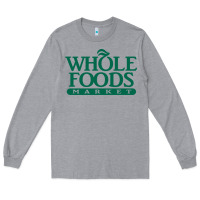 Heather Grey Whole Foods Market Long Sleeve Tee - artisFamous