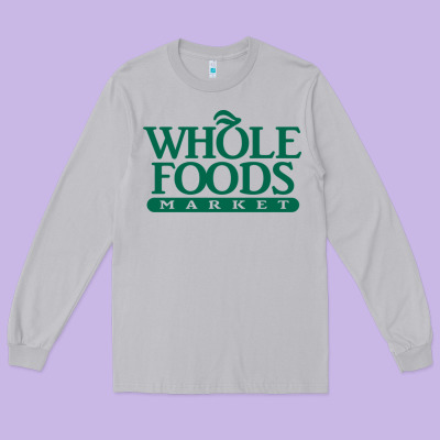 Whole Foods Market Long Sleeve Tee Designed By Artisfamous
