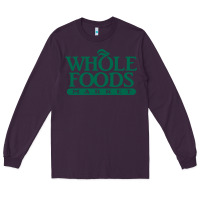 Plum Whole Foods Market Long Sleeve Tee - artisFamous