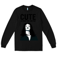 Black cute is what we aim for Long Sleeve Tee - artisFamous