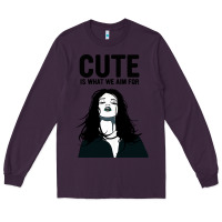 Plum cute is what we aim for Long Sleeve Tee - artisFamous