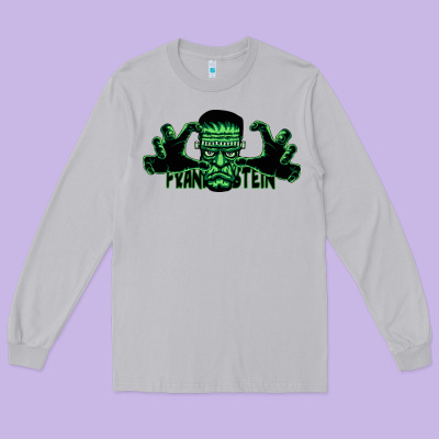 The Frankenstein Long Sleeve Tee Designed By Artisfamous