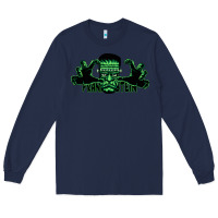 Navy The Frankenstein Long Sleeve Tee - artisFamous