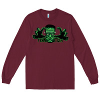 Burgundy The Frankenstein Long Sleeve Tee - artisFamous