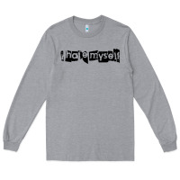 Heather Grey i hate myself Long Sleeve Tee - artisFamous