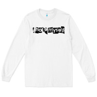 White i hate myself Long Sleeve Tee - artisFamous