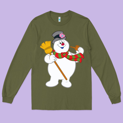 Frosty The Snowman New Sku Long Sleeve Tee Designed By Artisfamous