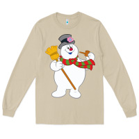 Mushroom Frosty The Snowman New Sku Long Sleeve Tee - artisFamous