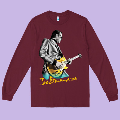 Bonamassa Guitar Long Sleeve Tee Designed By Artisfamous