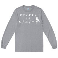 Heather Grey lilith woman figure Long Sleeve Tee - artisFamous