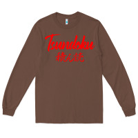 Chestnut TSUNDOKU JAPANESE TYPOGRAPHY Long Sleeve Tee - artisFamous