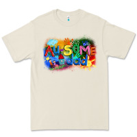 Bone Au-some dad Autism Premium Tee - FaDigitalArtStudio