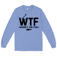 Colony Blue where's the fish Long Sleeve Tee - artisFamous
