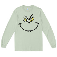 Matcha Grinch Face Long Sleeve Tee - artisFamous
