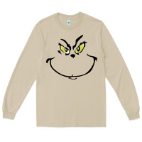 Mushroom Grinch Face Long Sleeve Tee - artisFamous
