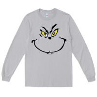 Moon Dust Grinch Face Long Sleeve Tee - artisFamous