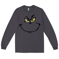 Smoke Grinch Face Long Sleeve Tee - artisFamous