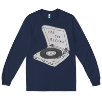 Navy for the record Long Sleeve Tee - artisFamous