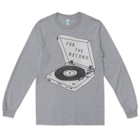 Heather Grey for the record Long Sleeve Tee - artisFamous