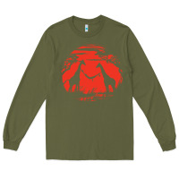 Army Green giraffe Long Sleeve Tee - artisFamous