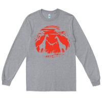 Heather Grey giraffe Long Sleeve Tee - artisFamous